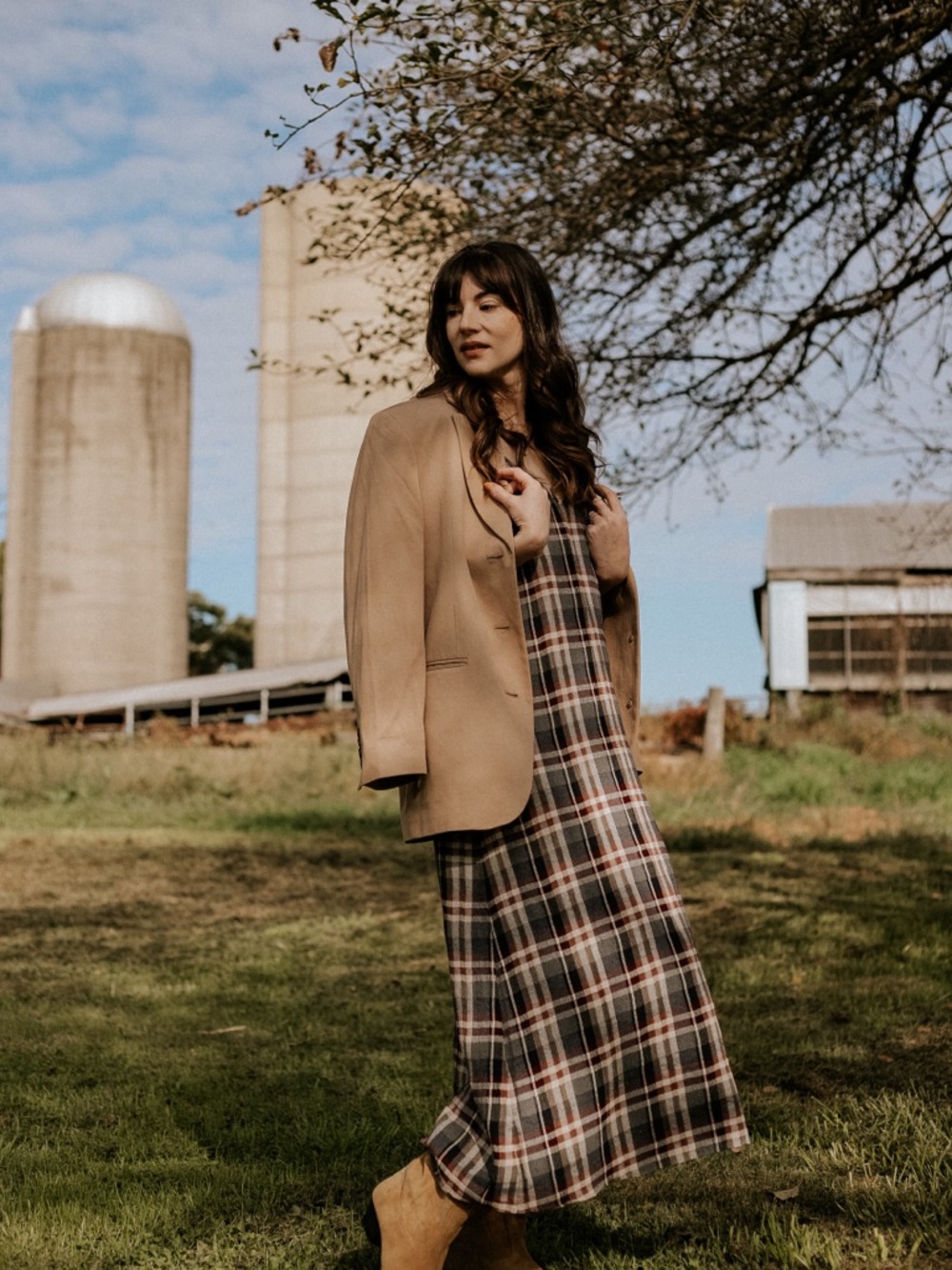 Jenni Kayne Winona Dress in Plaid - Picture 4 of 16